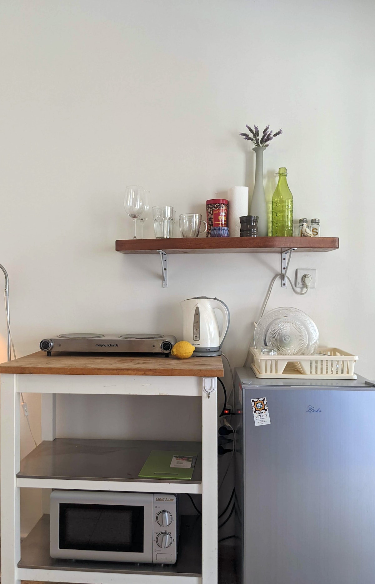 Garden Room courtyard at A-Hatser vacation rental Rosh Pinna