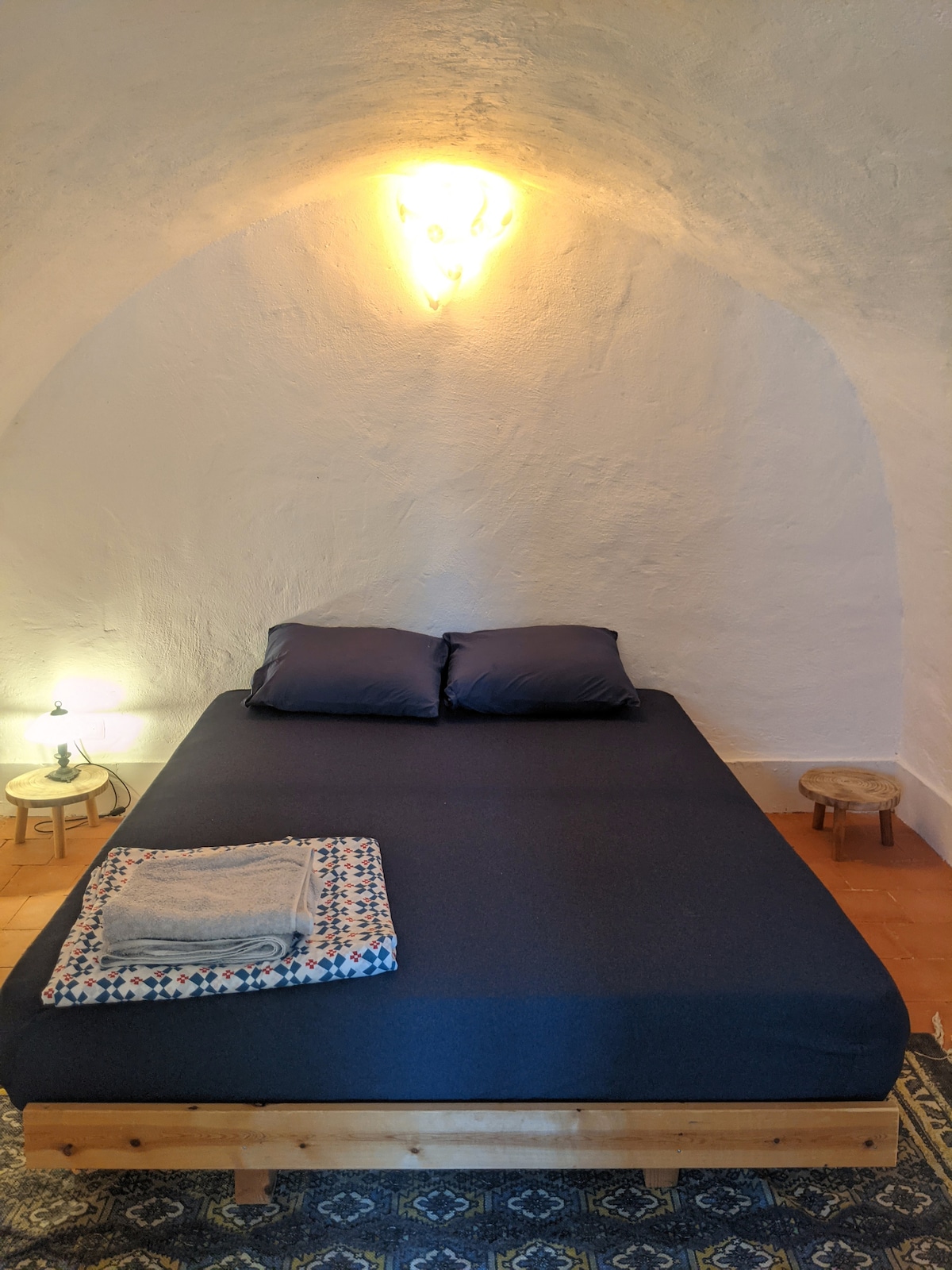 Arched Room terracotta floors at A-Hatser